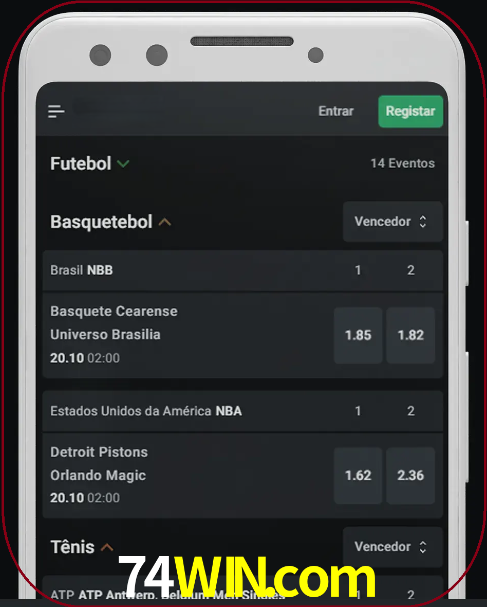 Aposte e assista aos esportes em formato ao vivo.
