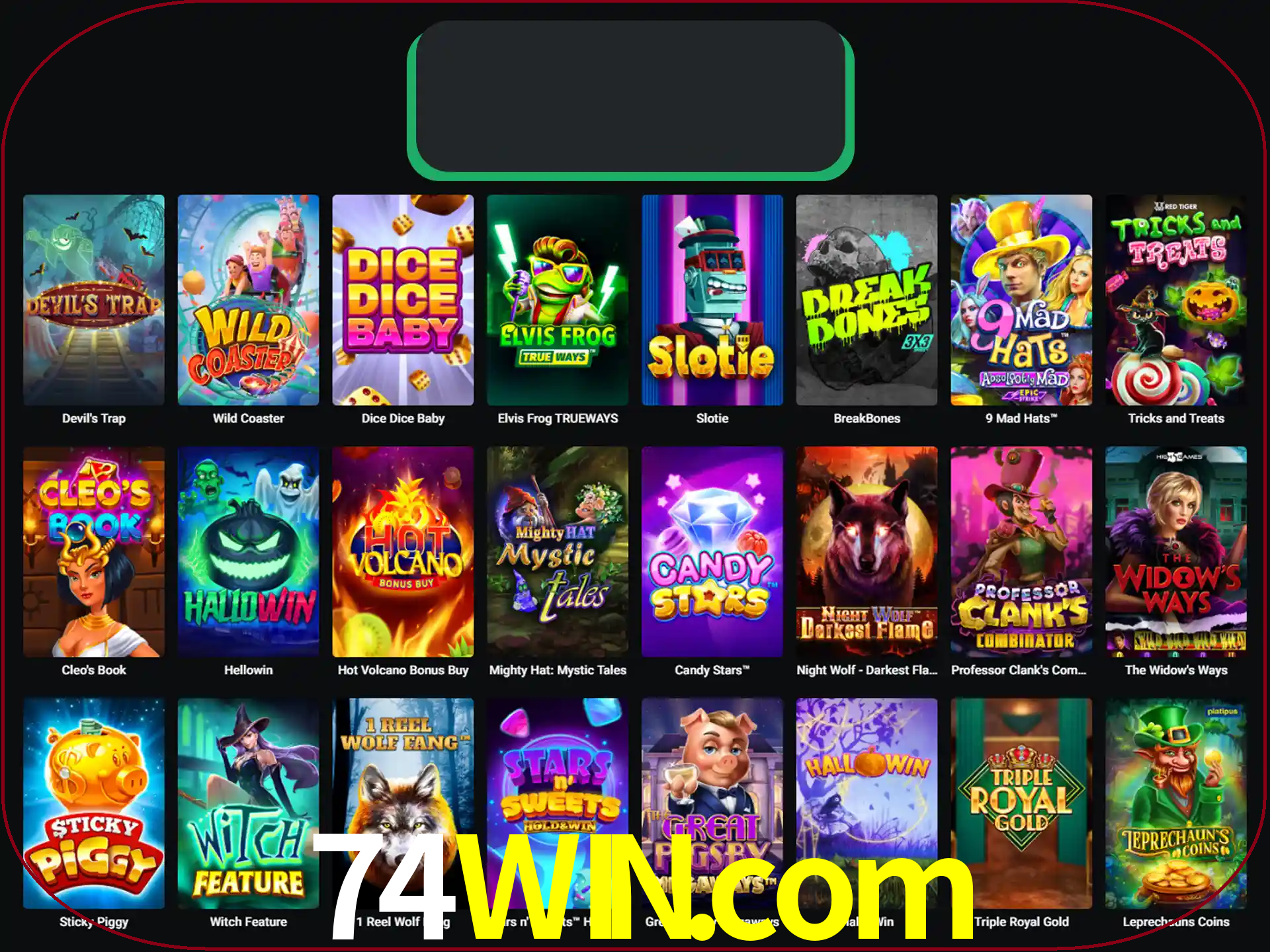Procure por seus amados jogos de slot.